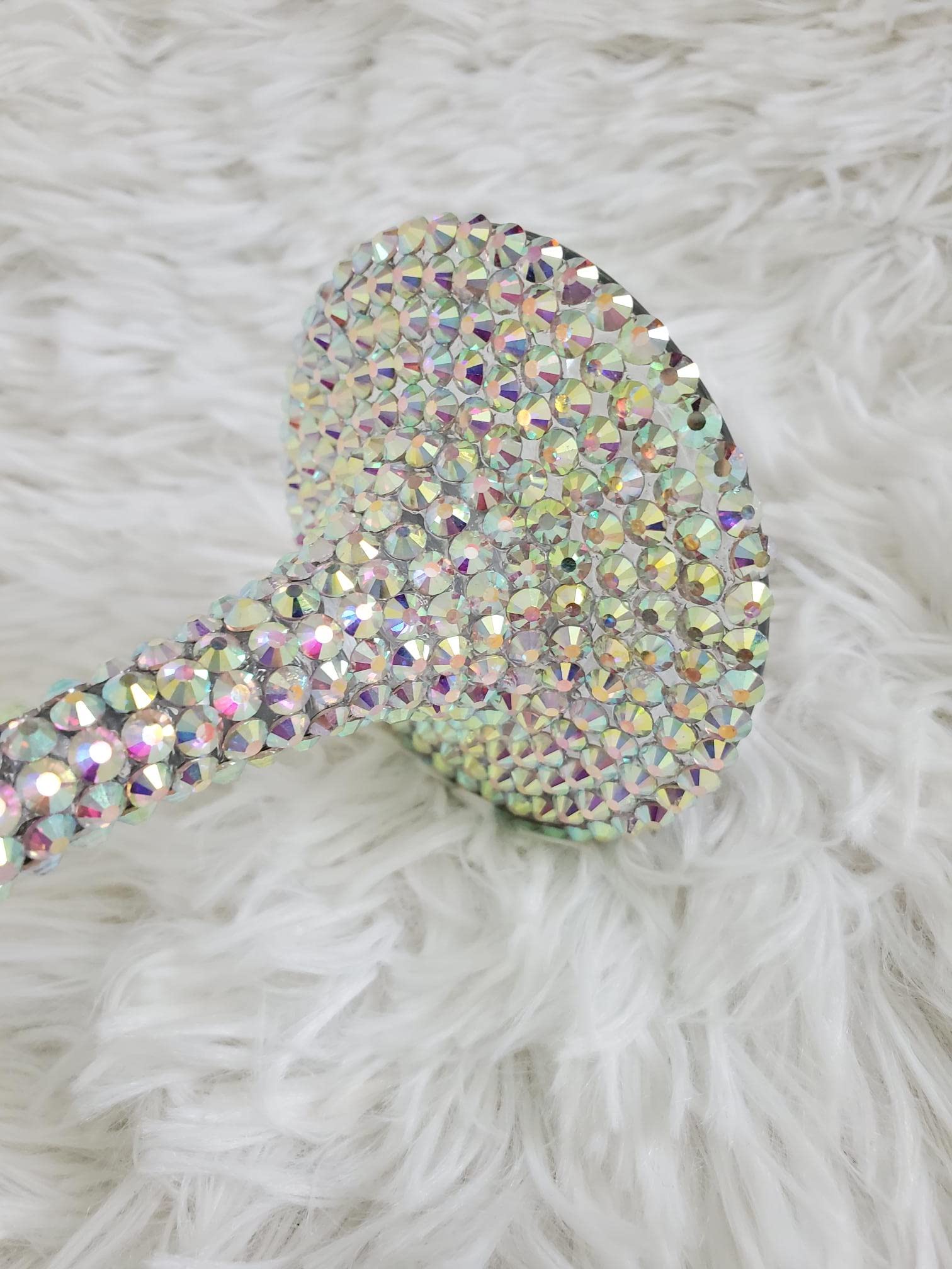 Bling Wine Glass, Bedazzled Drinking Cup, Rhinestone Tumbler, Blinged Out
