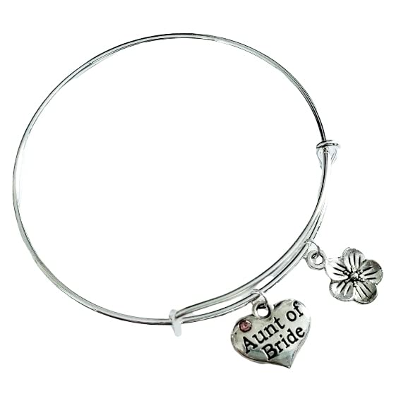 Aunt of the Bride Bracelet, Bridal Shower Gift, Wedding Jewelry
