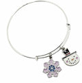 Snowman Charm Bracelet — Winter Snowflake Jewelry