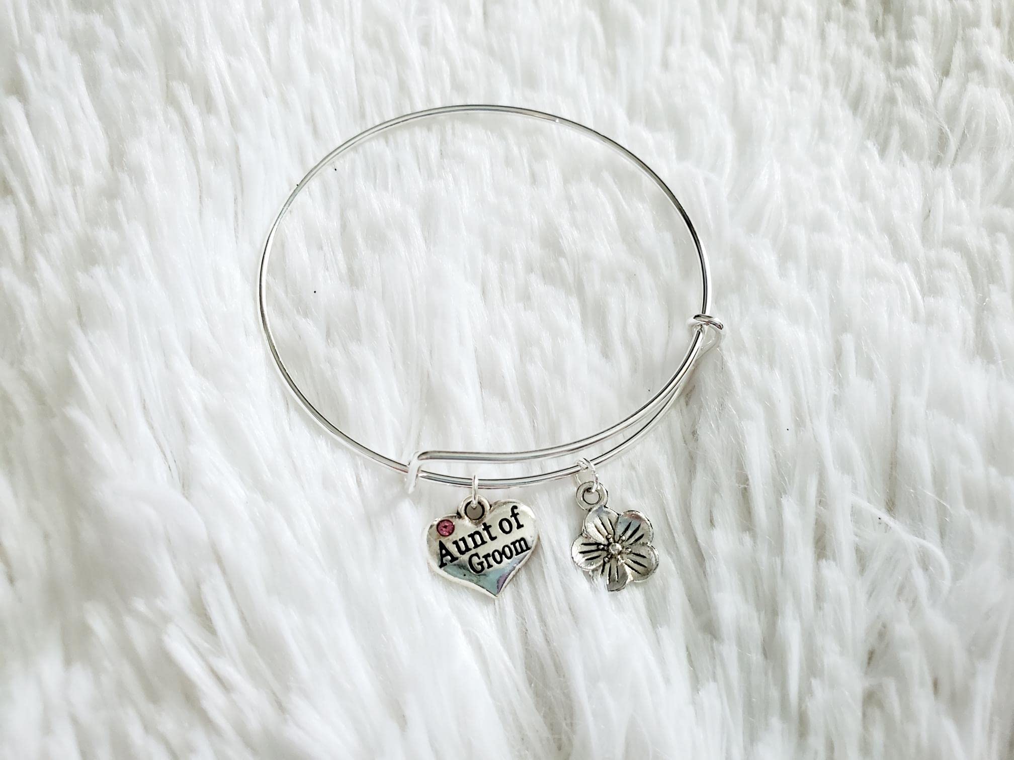 Aunt of the Groom Bracelet, Bridal Shower Gift, Wedding Jewelry
