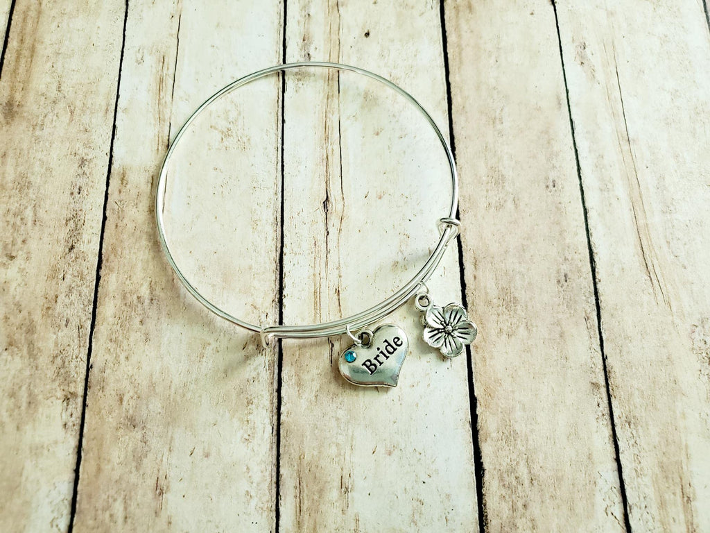 Bride Bracelet, Silver Wedding Jewelry, Bridal Shower Gift