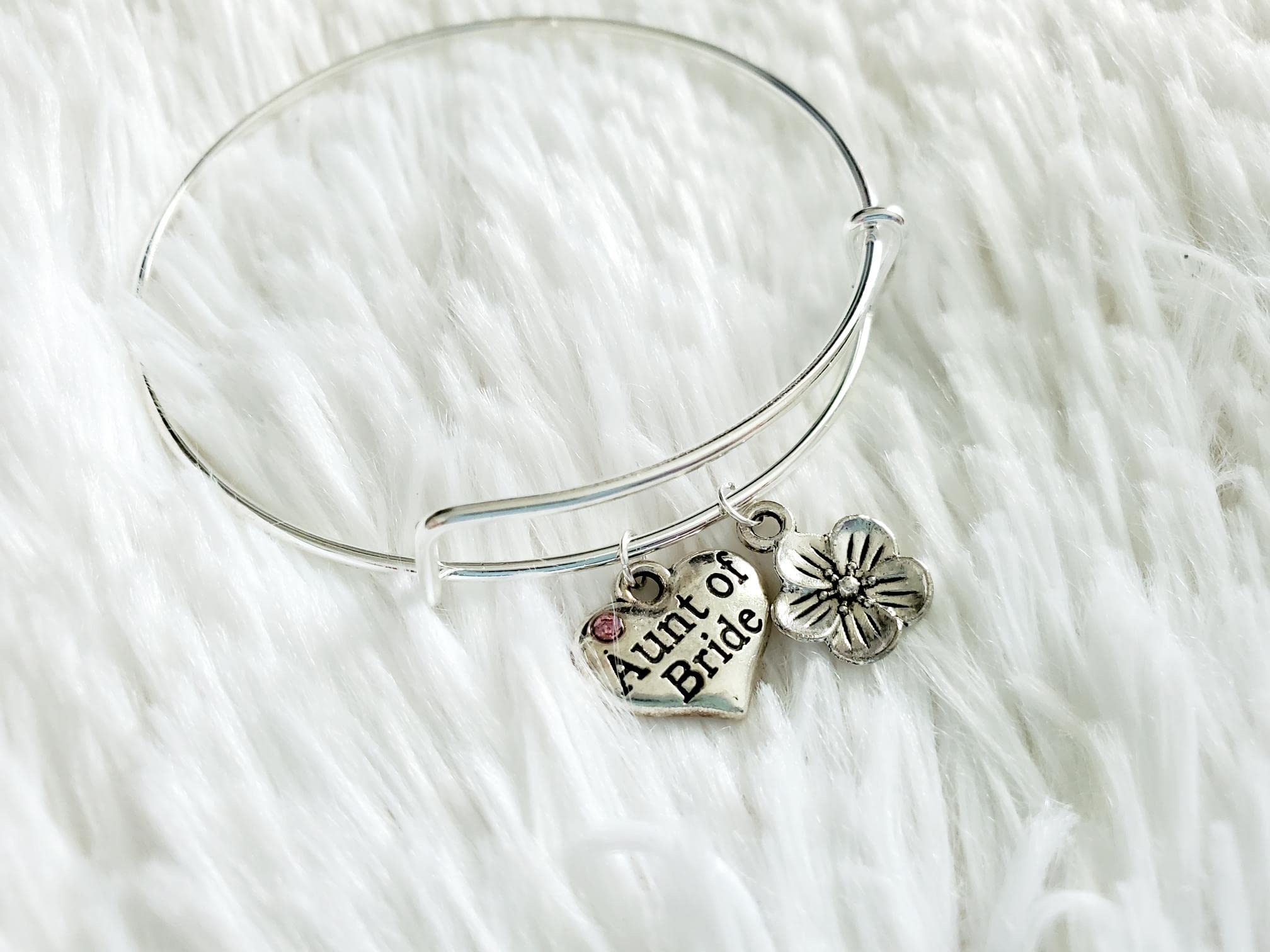 Aunt of the Bride Bracelet, Bridal Shower Gift, Wedding Jewelry