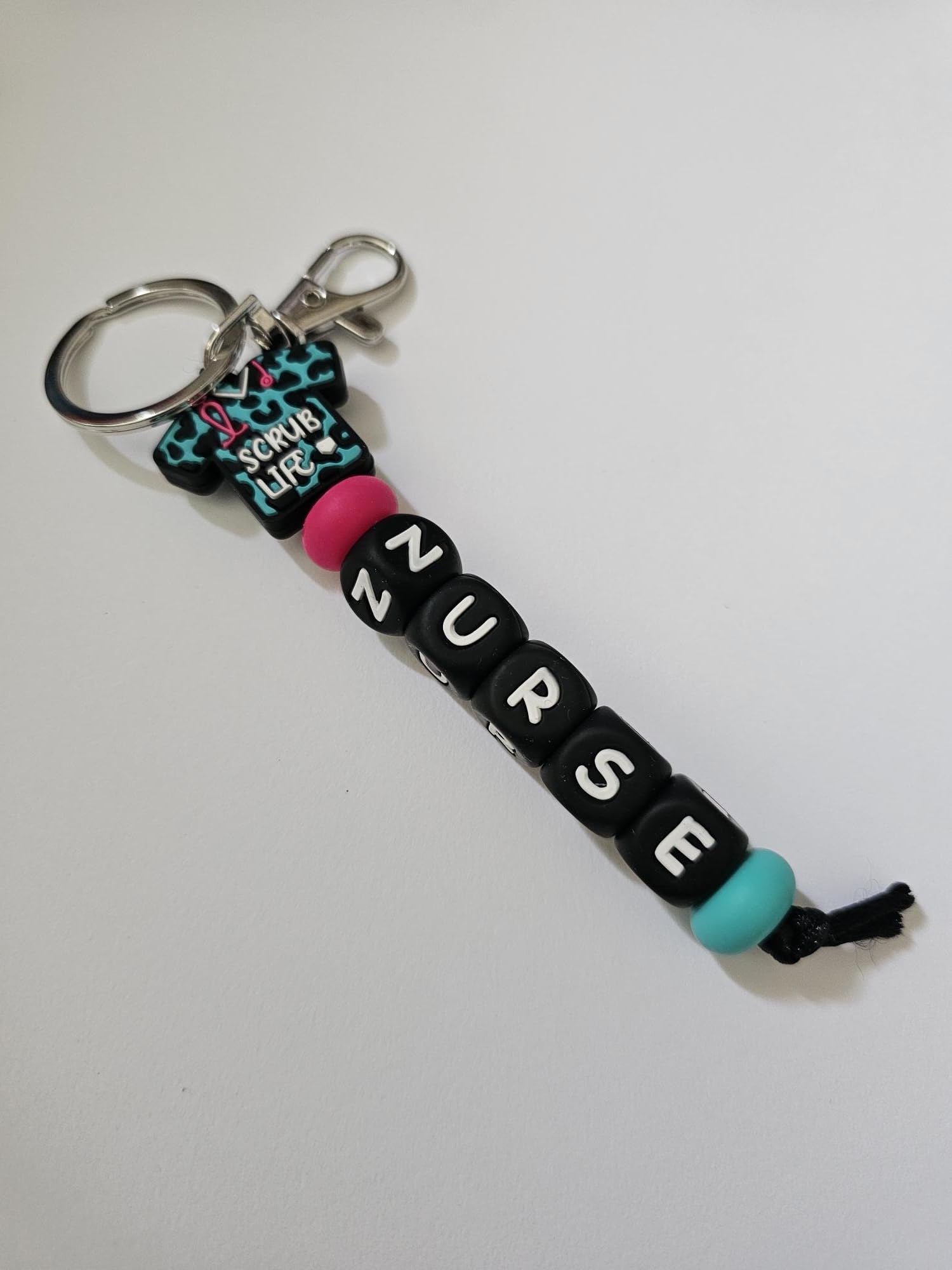 Scrub Life Nurse Keychain – Cute Nurse Gift, Medical Assistant Keychain, Healthcare Worker Accessory