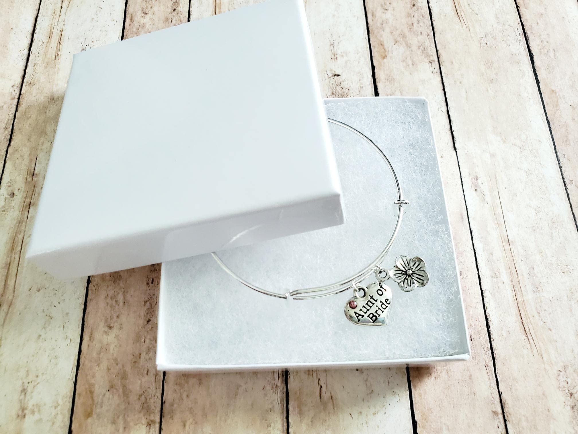 Aunt of the Bride Bracelet, Bridal Shower Gift, Wedding Jewelry