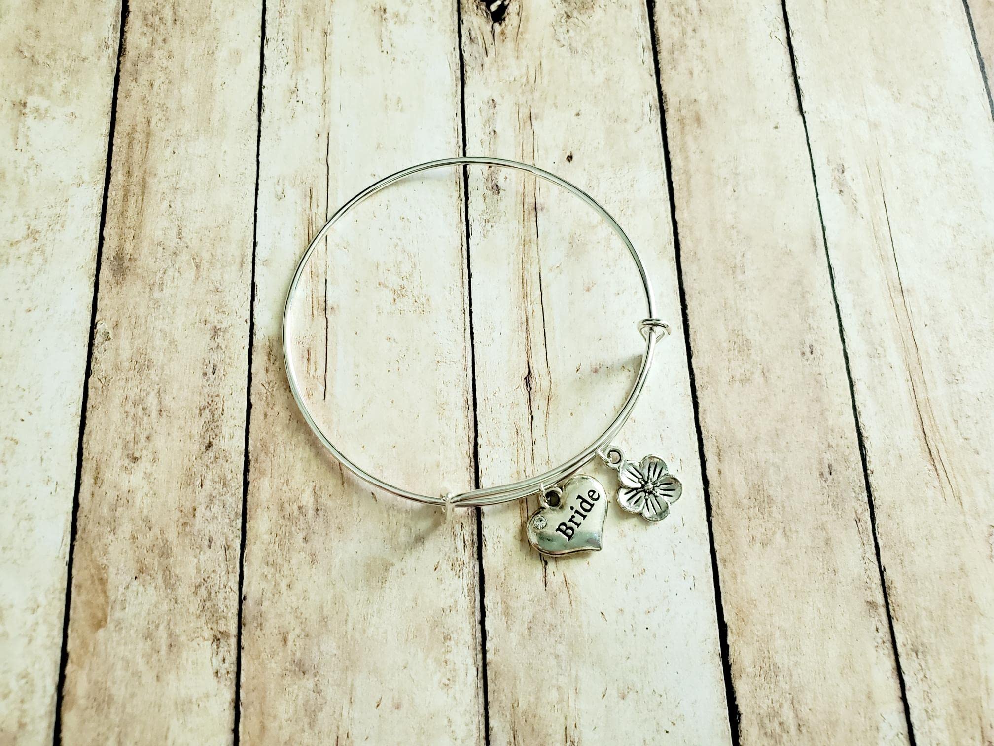 Bride Bracelet, Silver Wedding Jewelry, Bridal Shower Gift