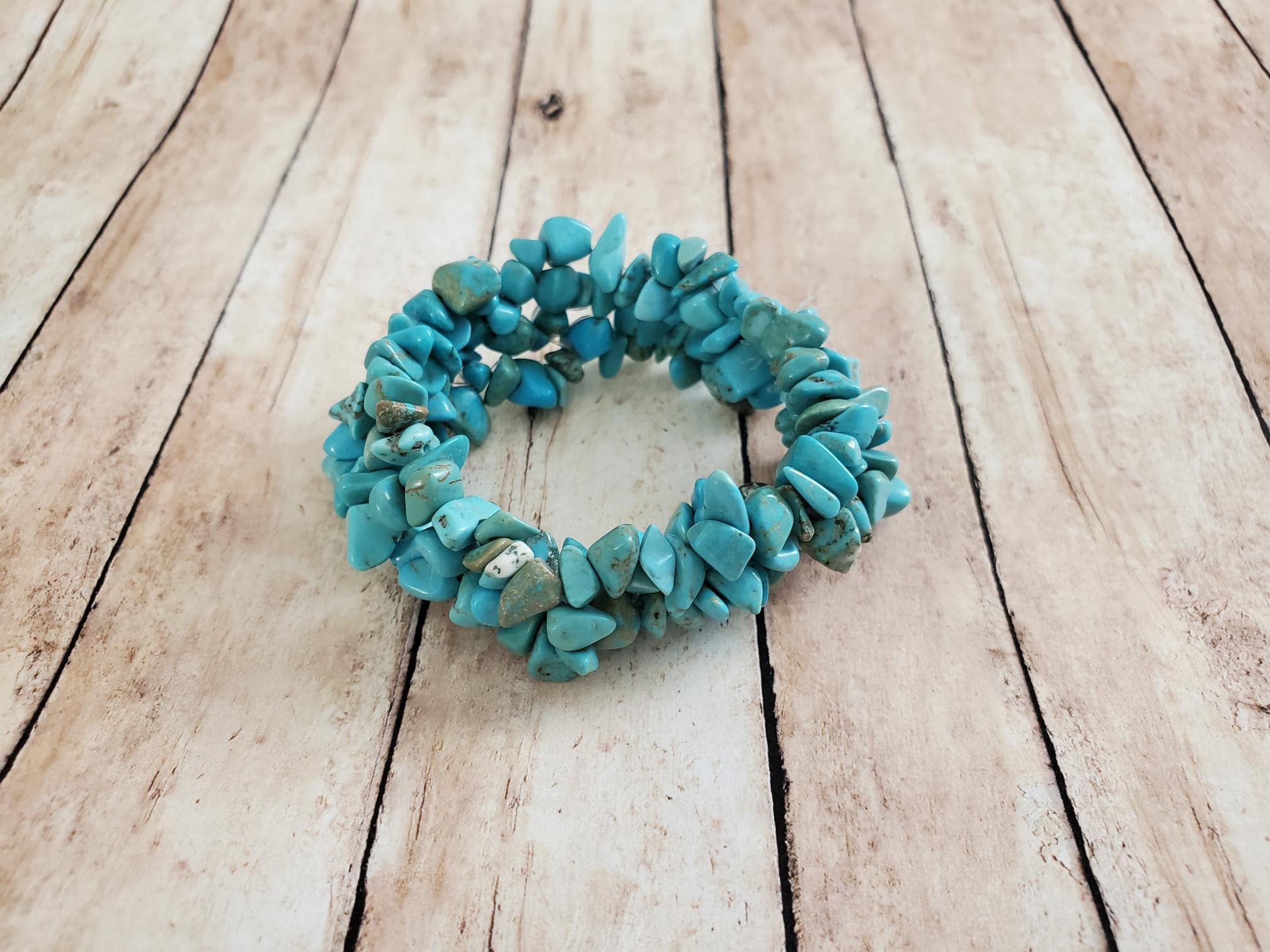 Turquoise Chip Necklace and Bracelet, Western Jewelry Set, Native American Accessories